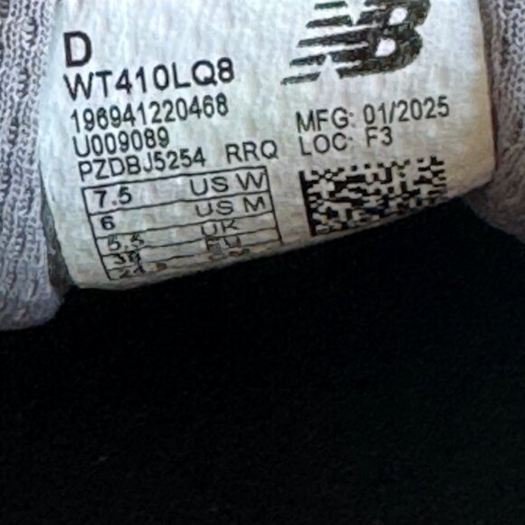 New Balance 410v8 Women's Trail Running Shoes Size 7.5 Grey & Purple Sneakers - Picture 6 of 9